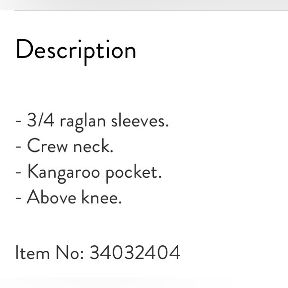 Reitmans Hyba 3/4 sleeves French Terry dress with pocket - Picture 4 of 7